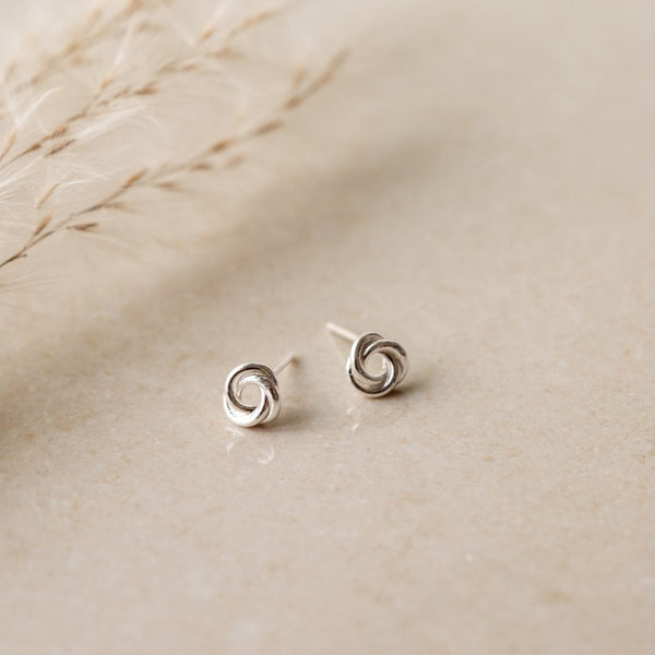 Sterling Rose Studs