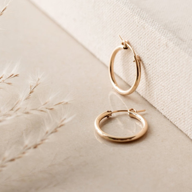 Chunky Gold Hoops