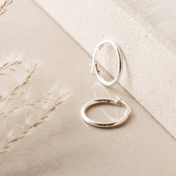 Chunky Sterling Hoops