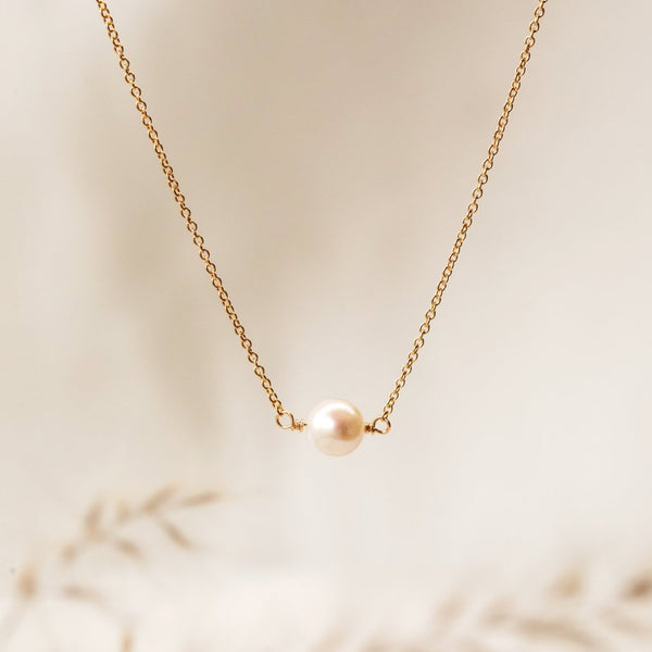 Gold Pearl Choker