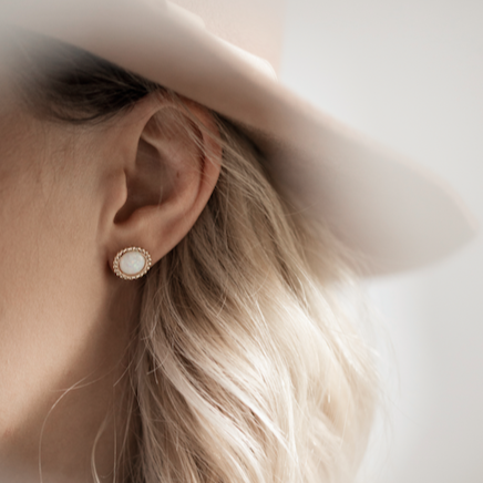 gemstone earrings