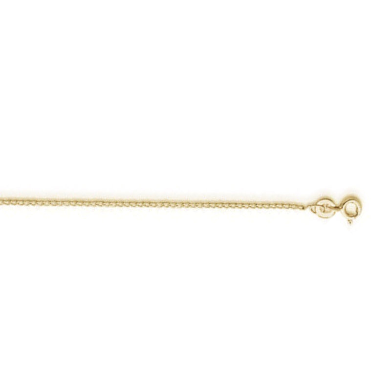 10kt Gold Curb Chain Anklet